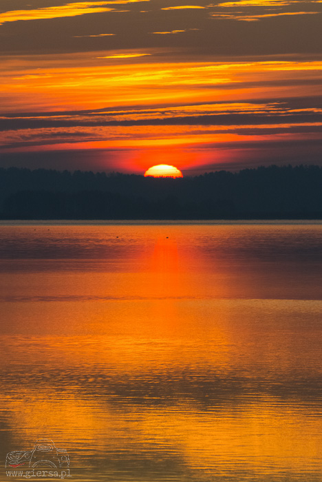 Zatoka Słupiańska - jezioro Wigry - 28.10.2014