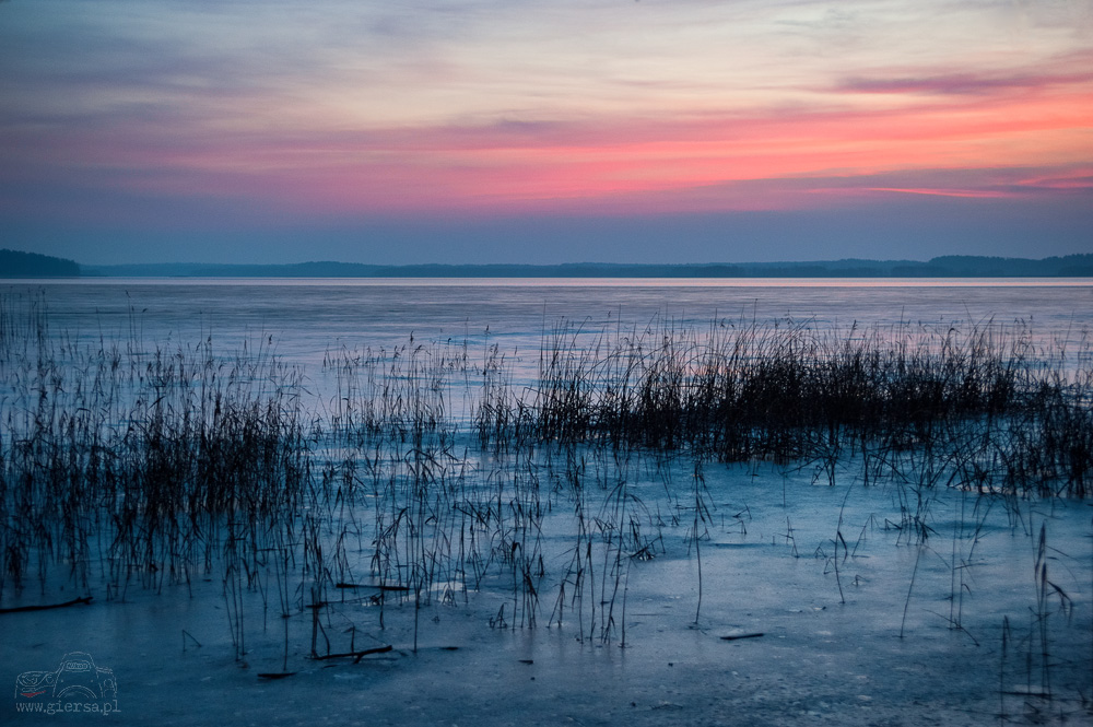 Słupie - jezioro Wigry - 17.01.2015