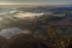 Suwalski Park Krajobrazowy z drona - październik 2021