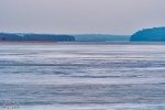 Klasztor, jezioro Wigry - luty 2019