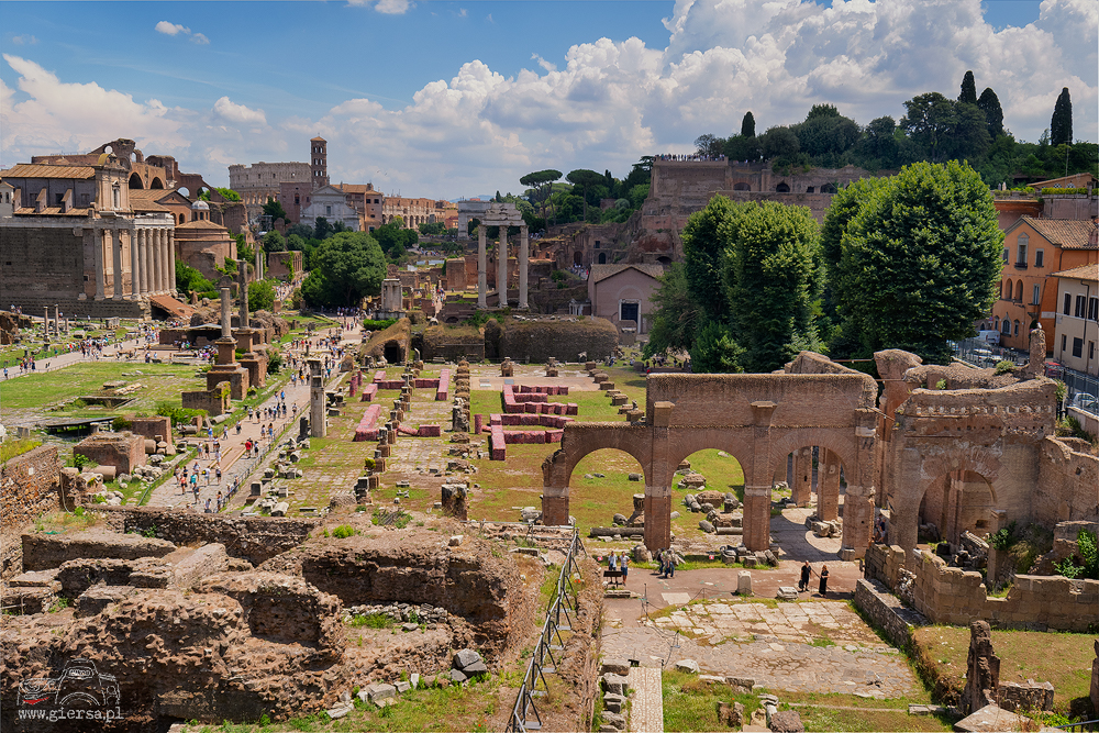 Forum Romanum (Foro Romano) - czerwiec 2018